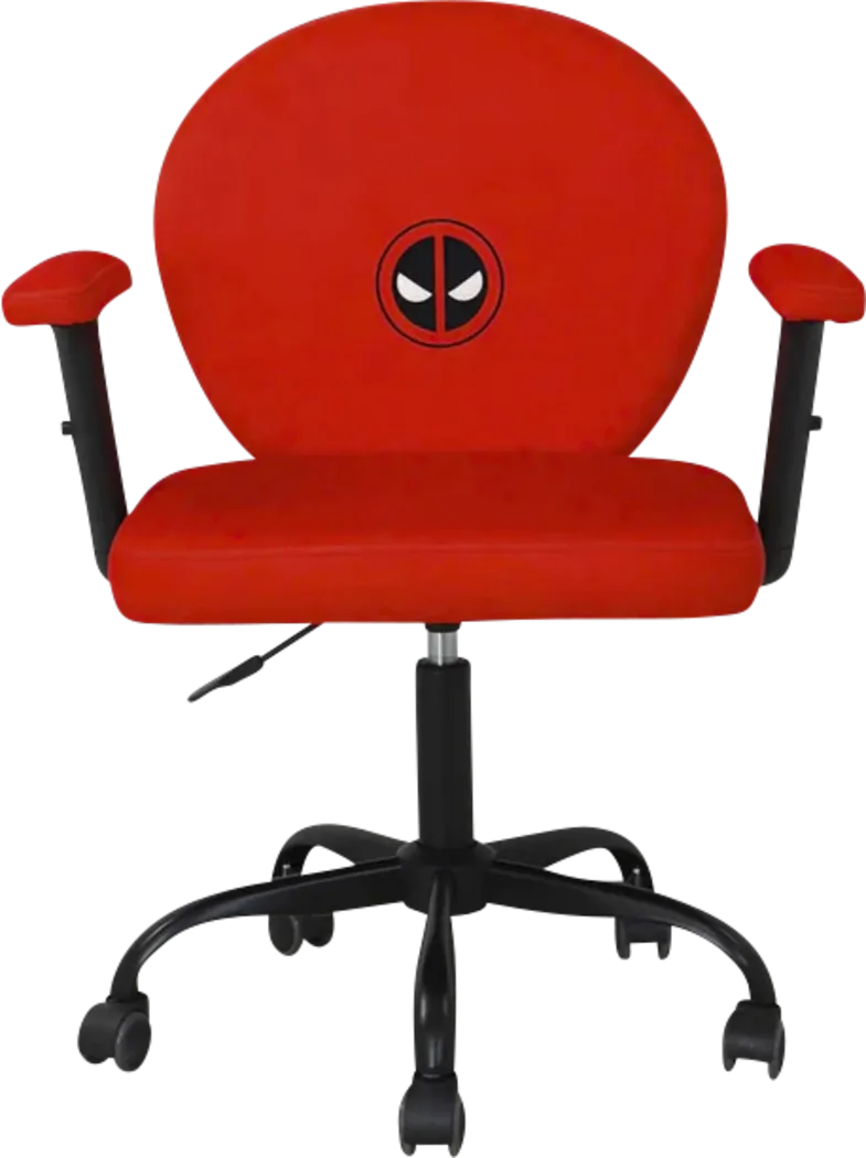 Kids Deadpool Red Swivel Chair - Thumbnail - Image 2
