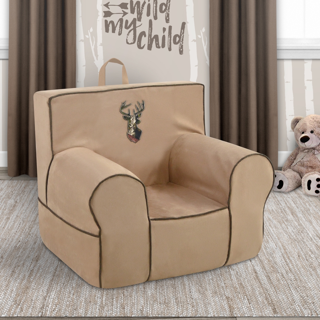 Kids Deerland Tan Medium Chair - Thumbnail - Image 2