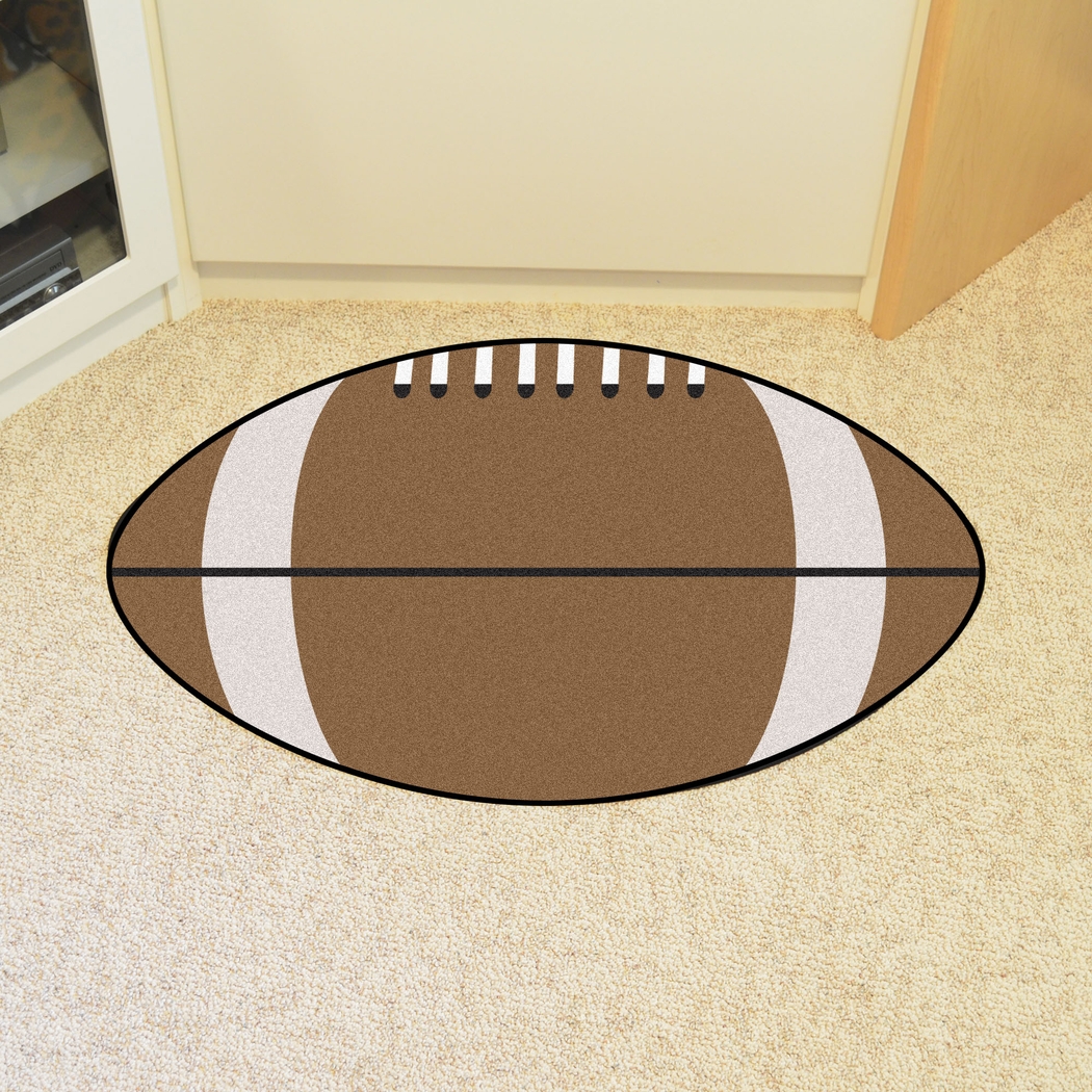 Kids Defense Star Brown 2'7 x  1'7 Rug - Thumbnail - Image 2