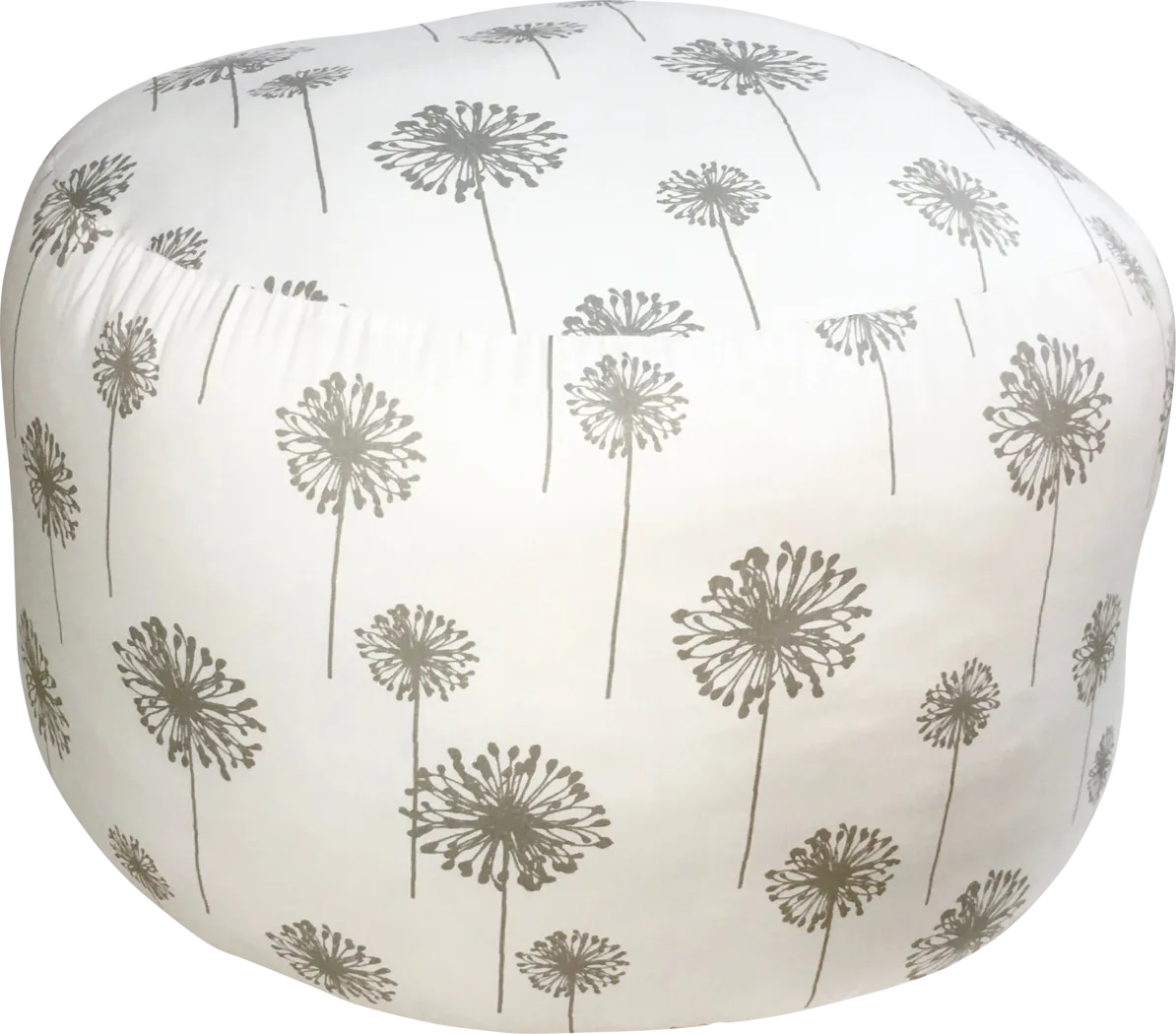 Kids Dellwater White Gray Poufette - Thumbnail - Image 1