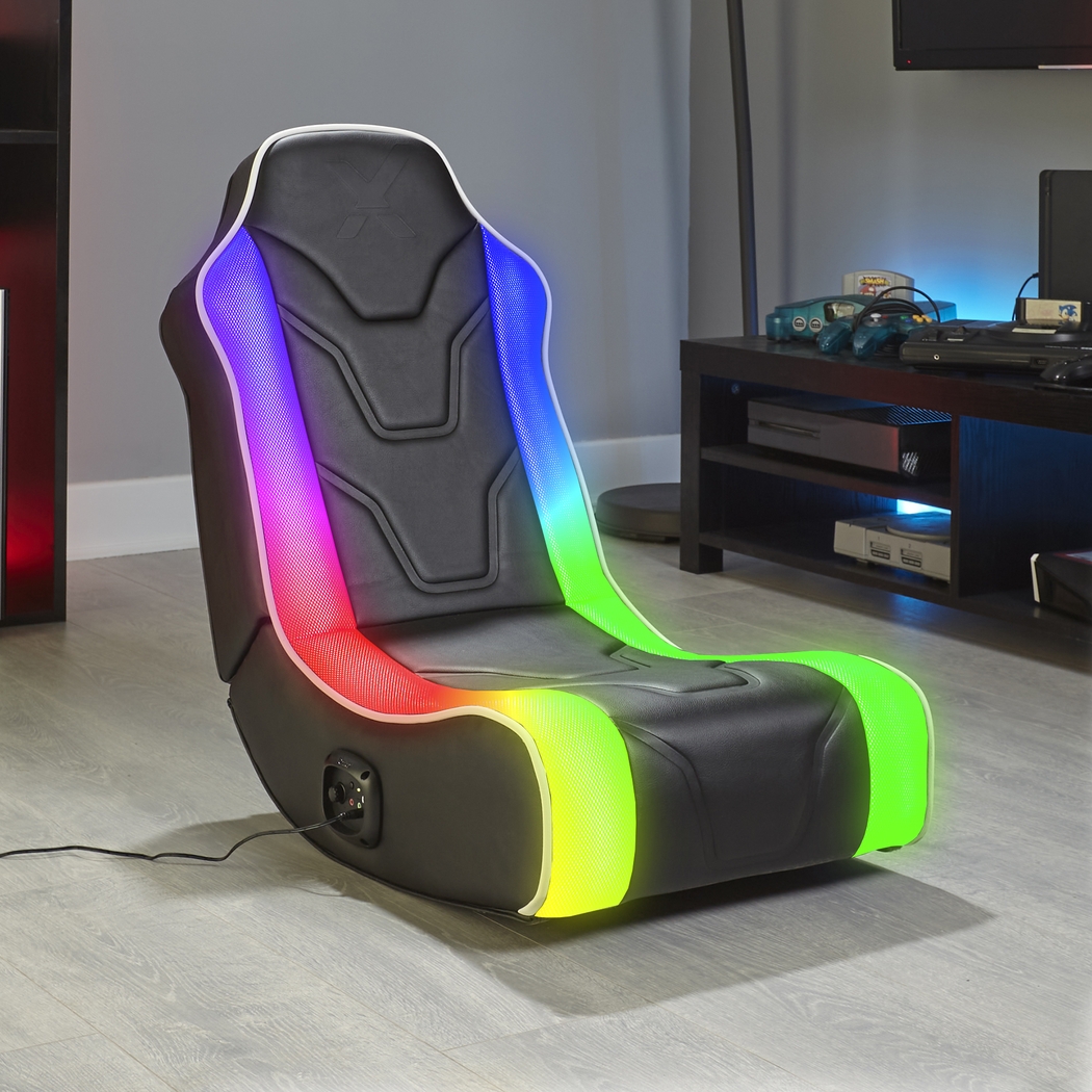 Kids Delmue Rainbow Floor Gaming Chair - Thumbnail - Image 2
