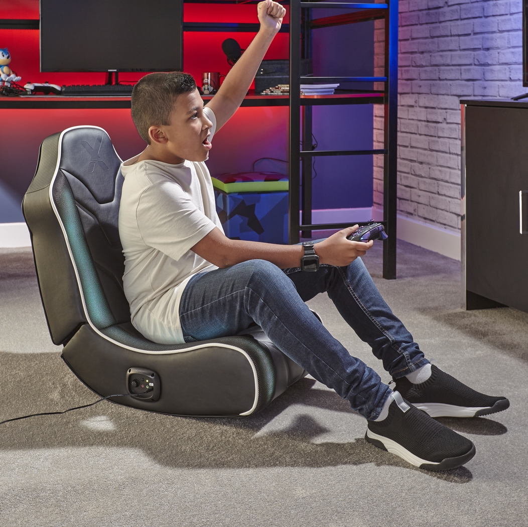 Kids Delmue Rainbow Floor Gaming Chair - Thumbnail - Image 4