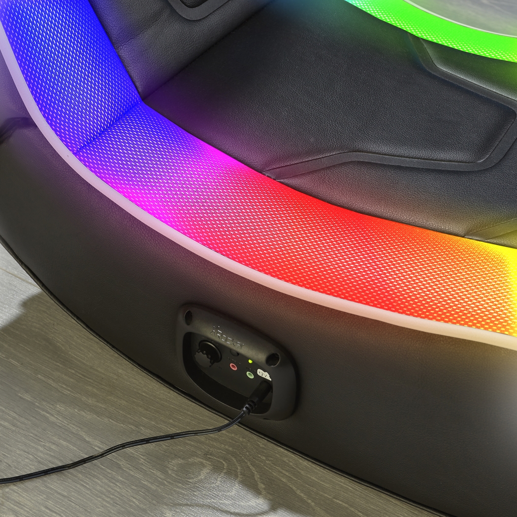 Kids Delmue Rainbow Floor Gaming Chair - Thumbnail - Image 7