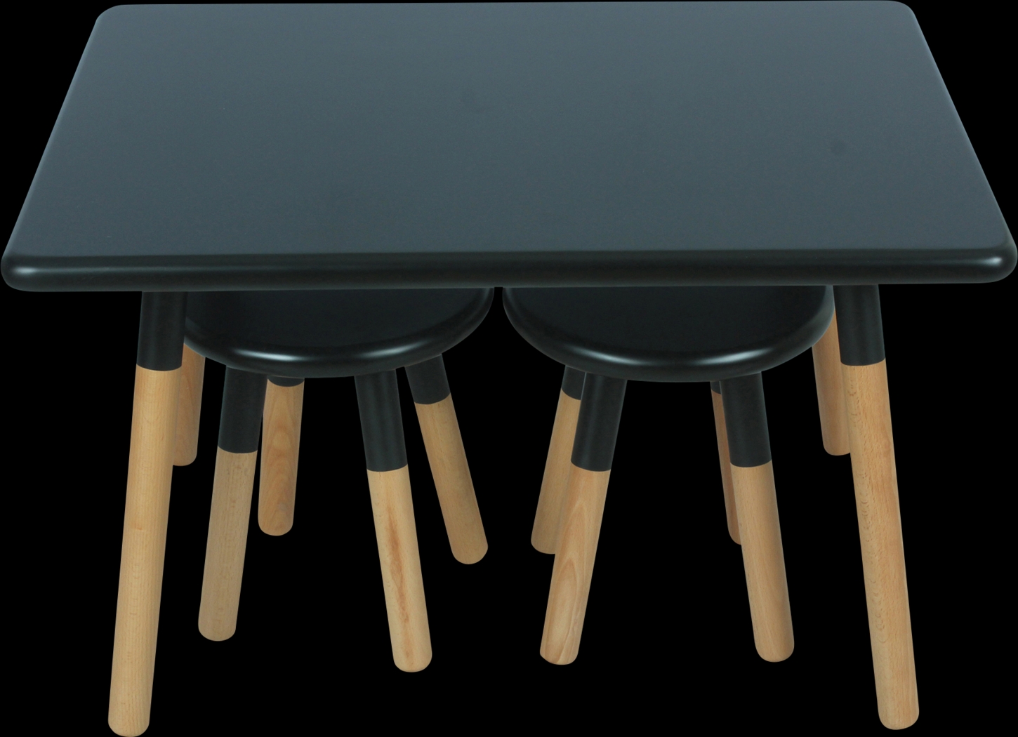 Kids Despina Black 3 Pc Table Set - Thumbnail - Image 4