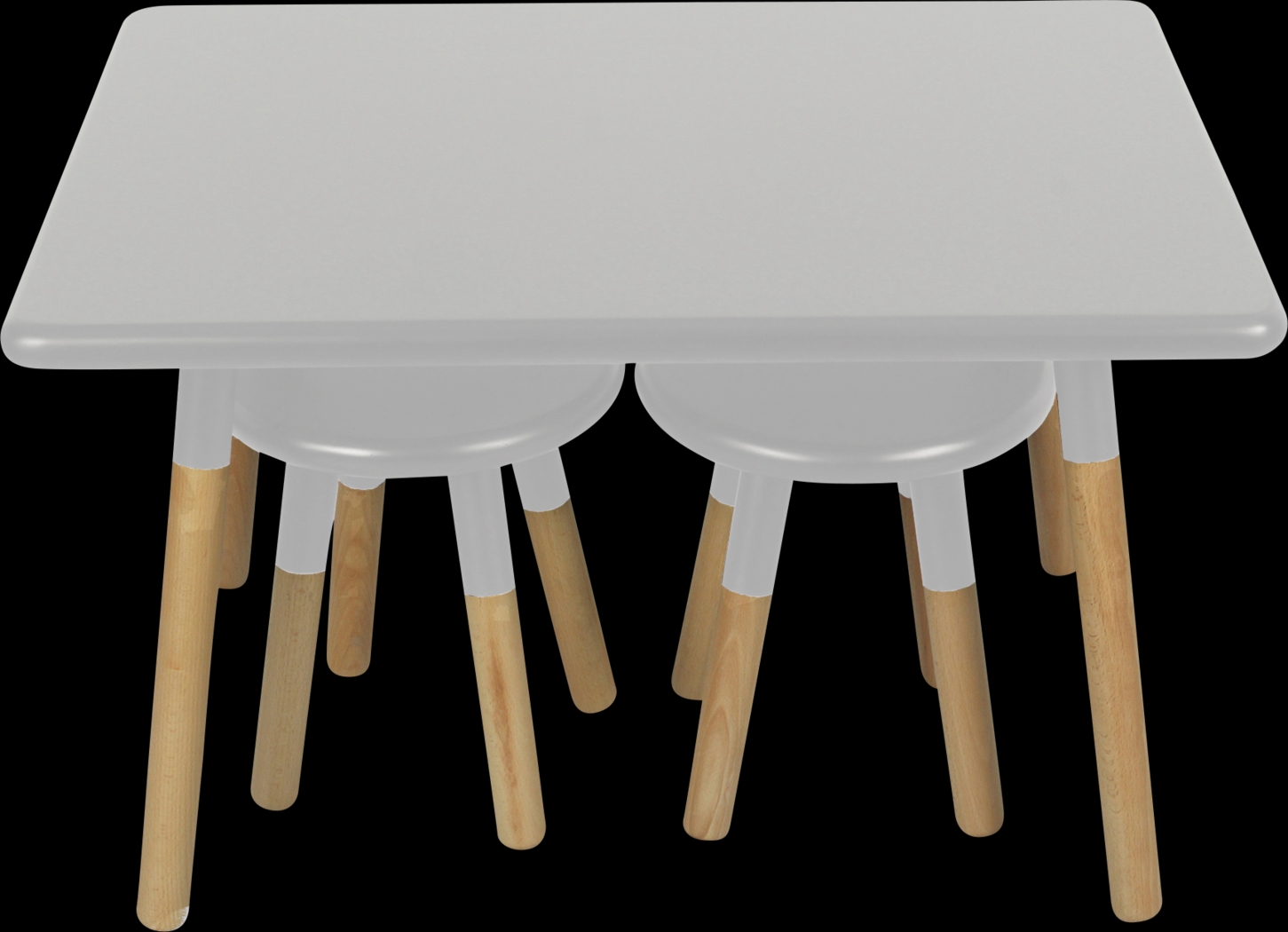 Kids Despina Gray Table Set - Thumbnail - Image 3