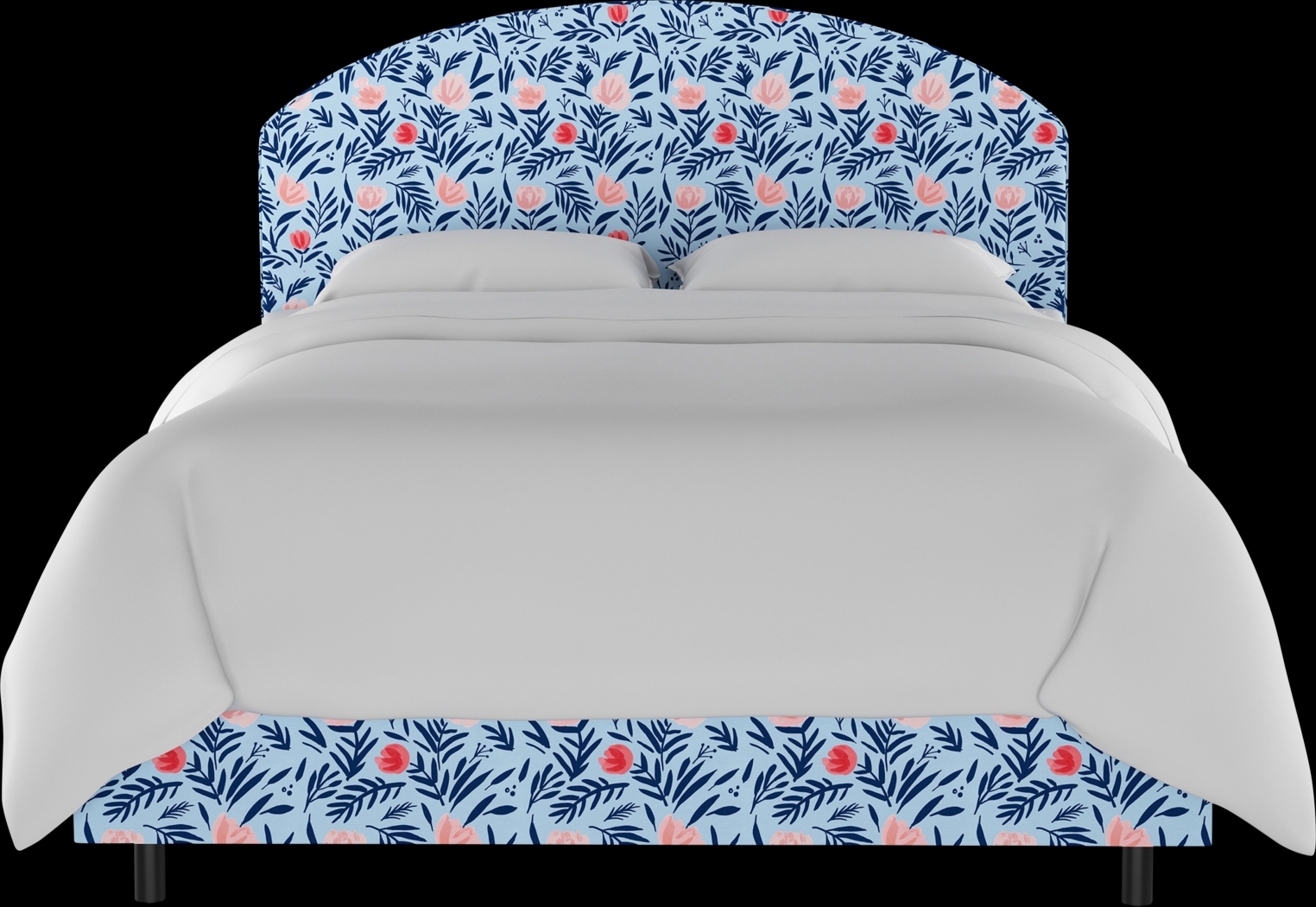 Kids Devany Blue Full Upholstered Bed - Thumbnail - Image 2