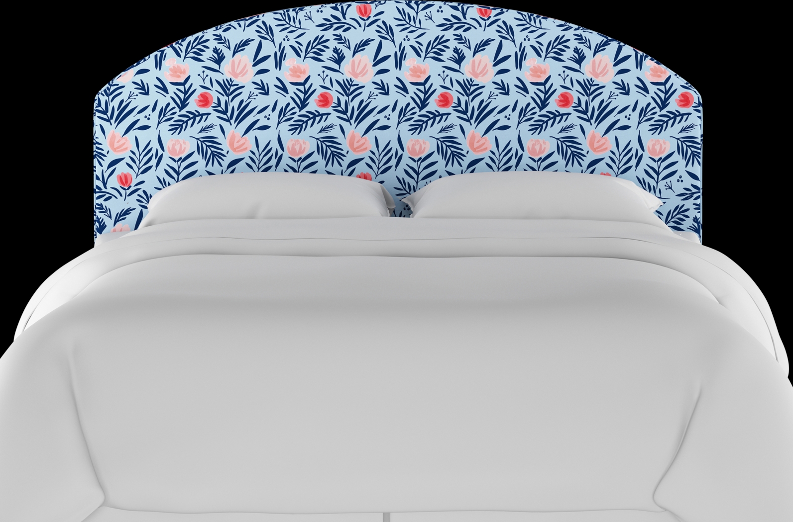 Kids Devany Blue Full Upholstered Headboard - Thumbnail - Image 2