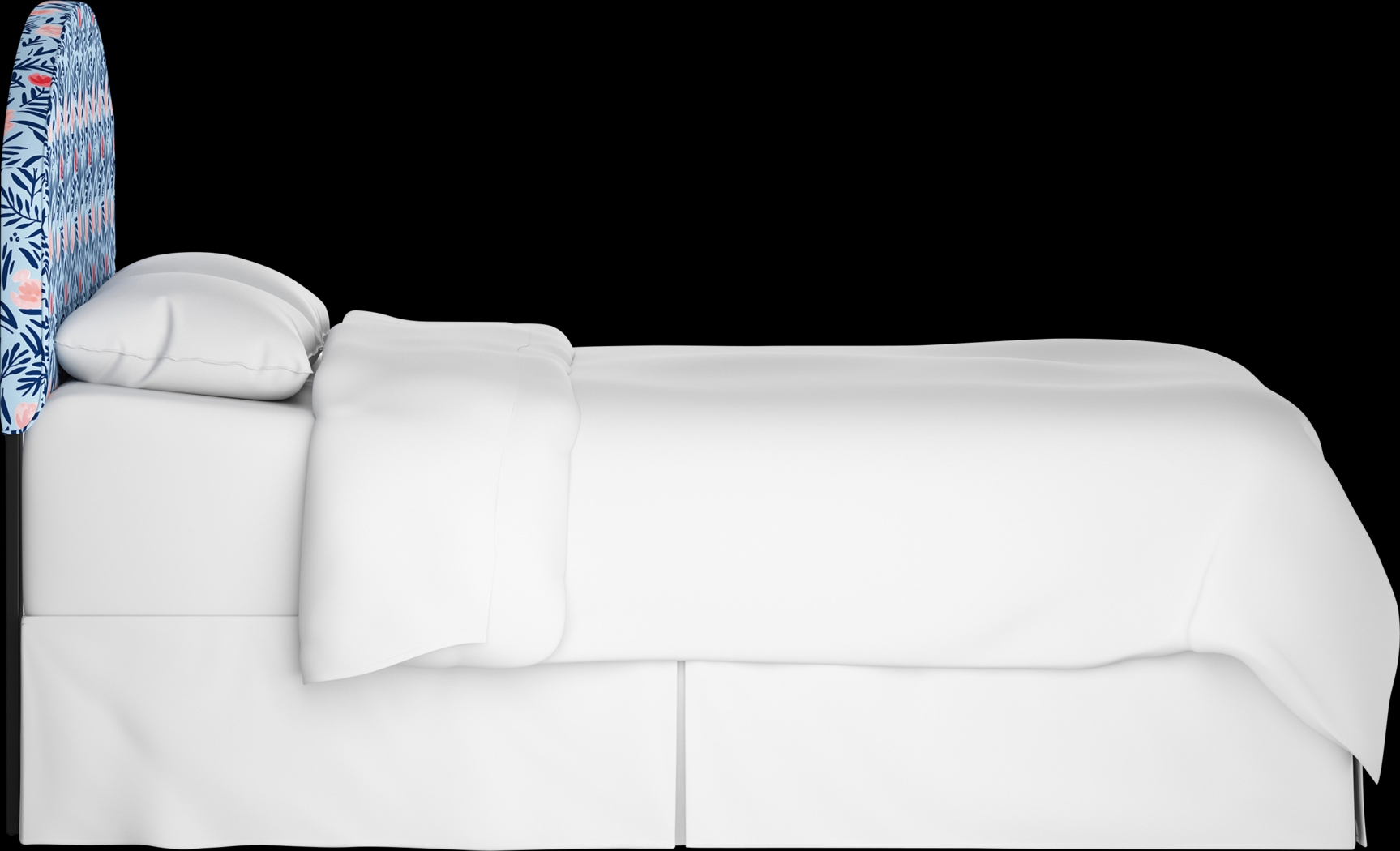 Kids Devany Blue Twin Upholstered Headboard - Thumbnail - Image 3