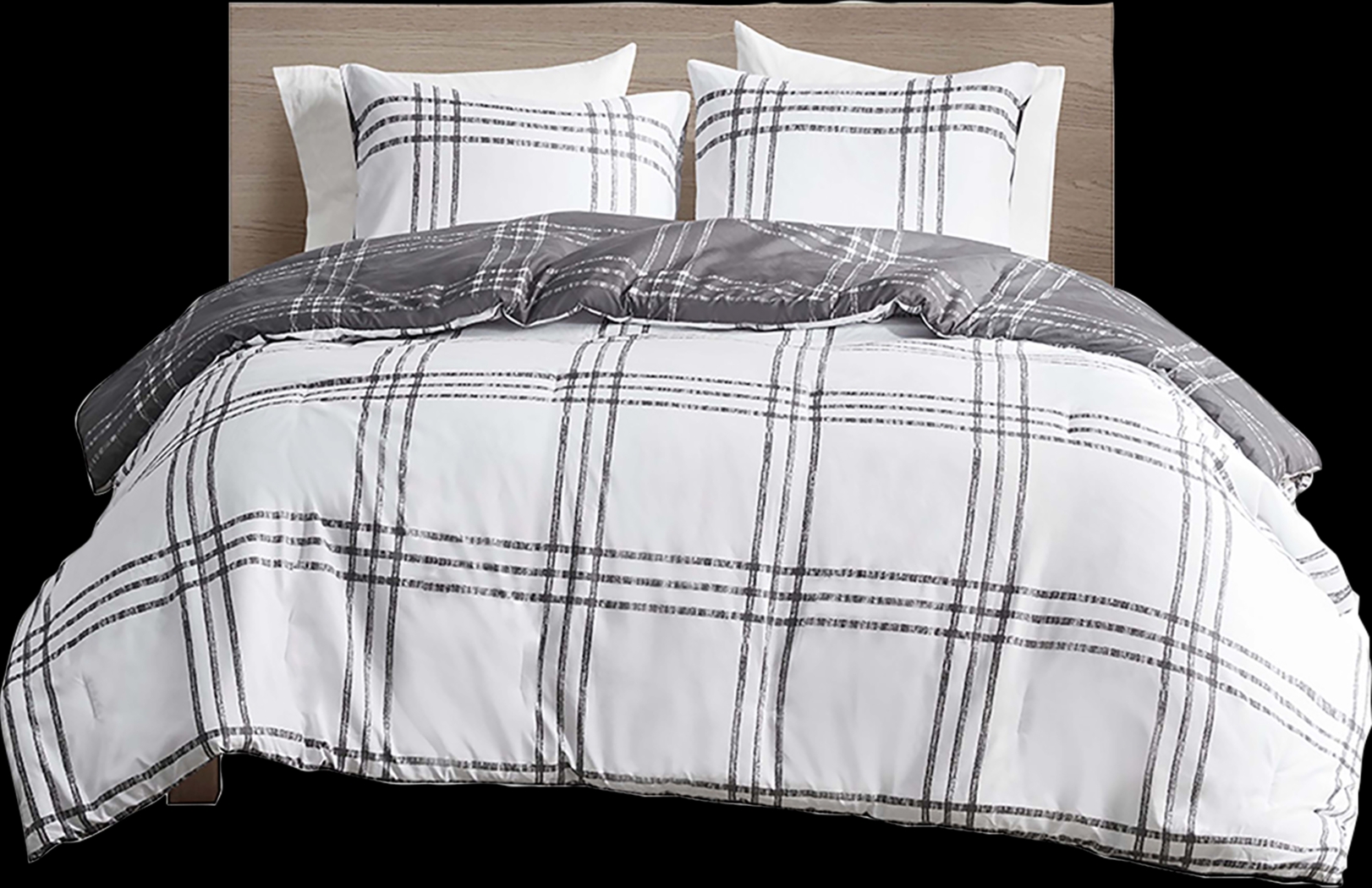 Kids Diabolo Gray Full Comforter Set - Thumbnail - Image 1