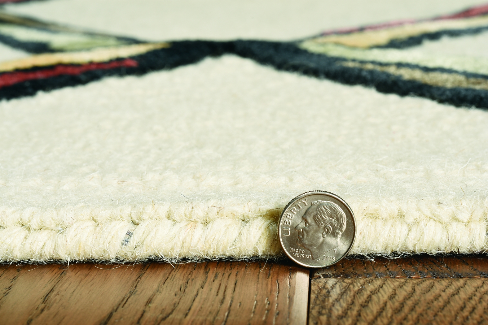 Kids Diamond Basic Beige 5' x 7' Rug - Thumbnail - Image 3