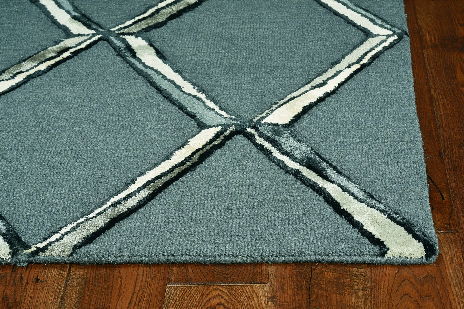 Kids Diamond Basic Gray 5' x 7' Rug - Thumbnail - Image 2