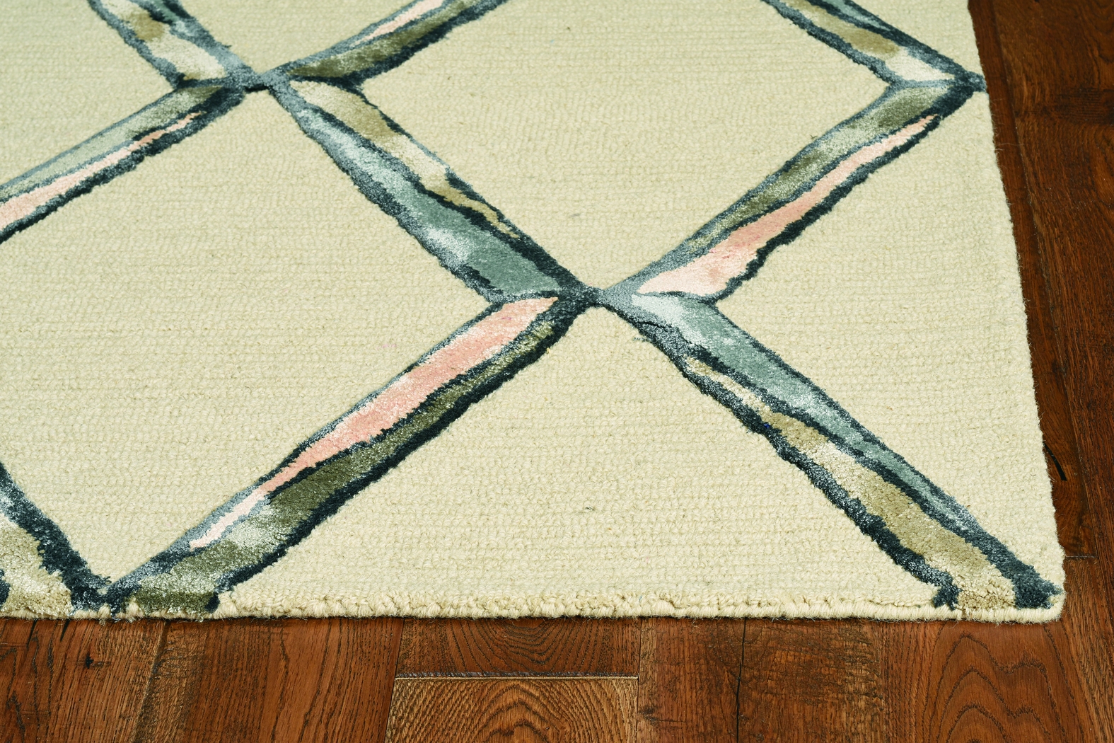 Kids Diamond Basic Cream  5' x 7' Rug - Thumbnail - Image 2