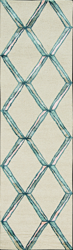 Kids Diamond Basic Cream  5' x 7' Rug - Thumbnail - Image 5