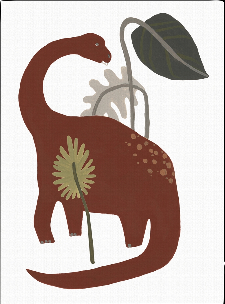 Kids Dino Dinner II White Artwork - Thumbnail - Image 3