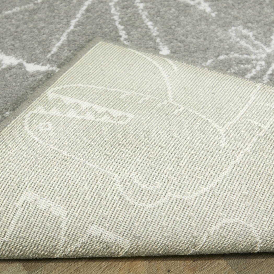 Kids Dino Park Gray 5'3 x 7' Rug - Thumbnail - Image 3