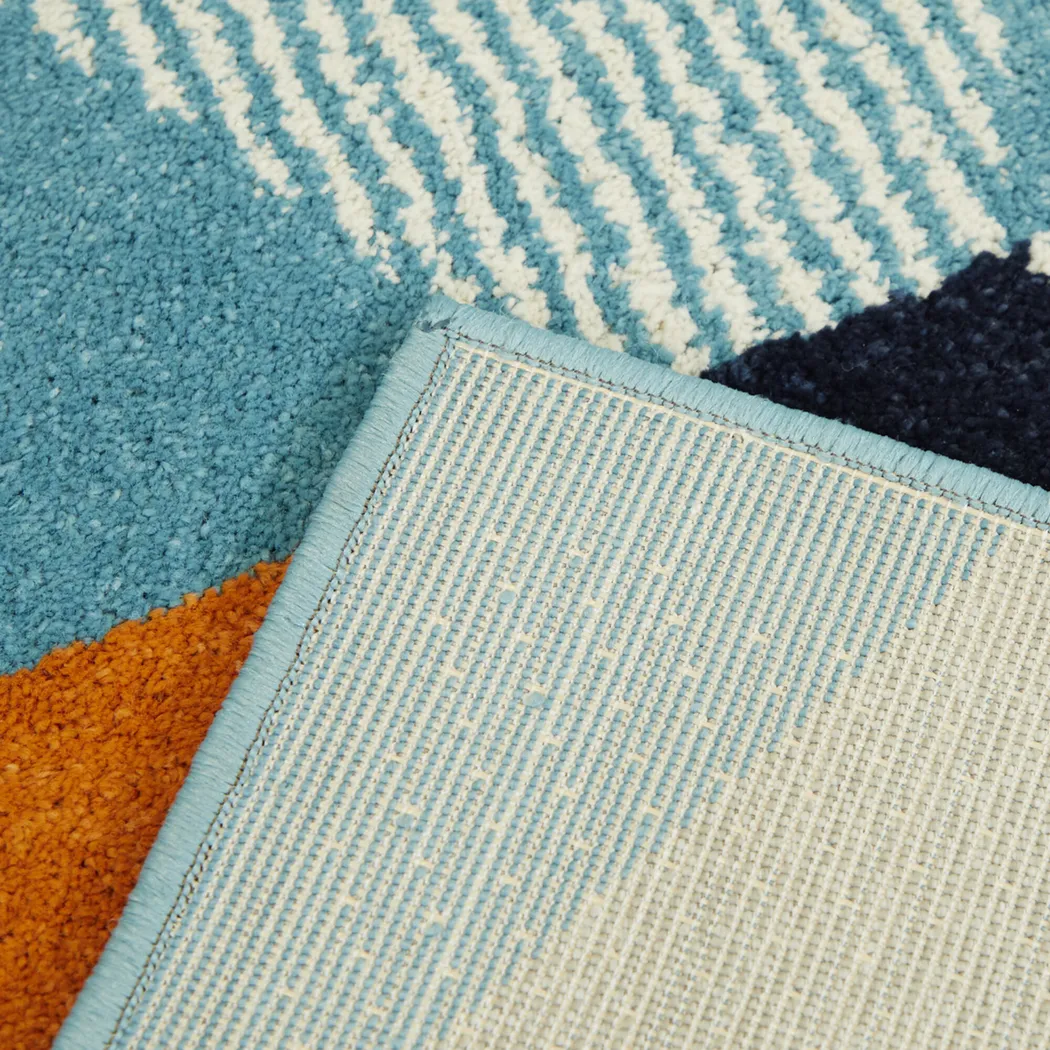 Kids Arcade Dream Blue 5'3 x 7' Rug - Thumbnail - Image 4