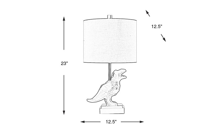Dimension Image. Please refer to the Dimension Tab on this page for dimension details.