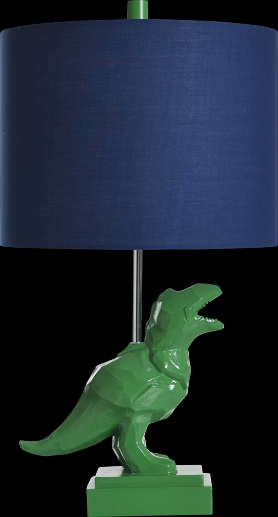 Kids Dinosaurs Decor Green Dinosaur Table Lamp - Thumbnail - Image 1