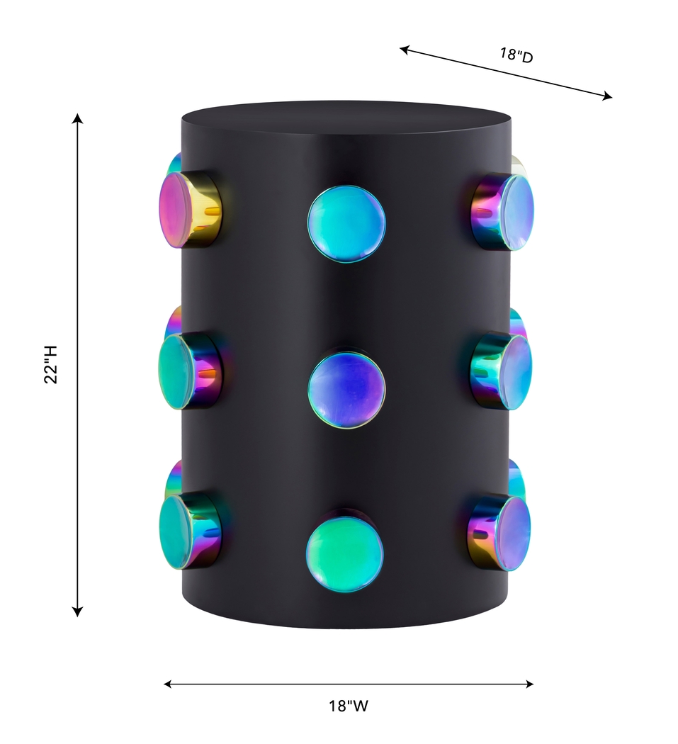 Discostar Black End Table - Thumbnail - Image 6