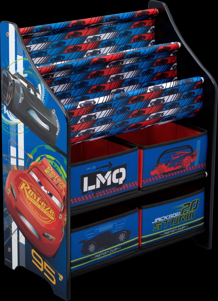 Kids Disney Cars Blue Bookcase - Thumbnail - Image 1