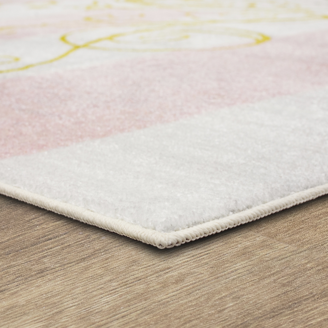 Kids Disney Cinderella Carriage White 5' x 8' Rug - Thumbnail - Image 5