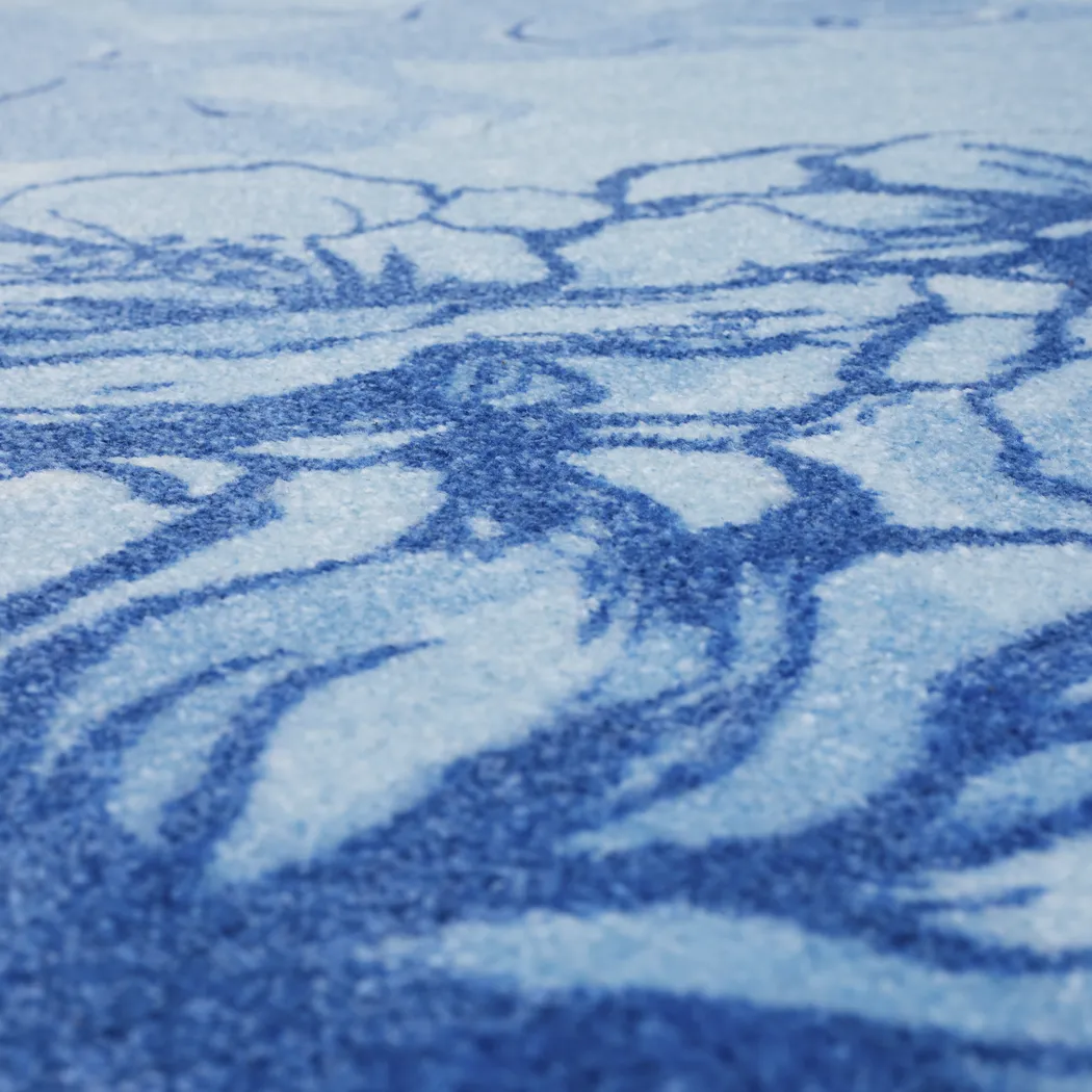 Kids Disney Cinderella Castle Light Blue 5' Round Rug - Thumbnail - Image 7