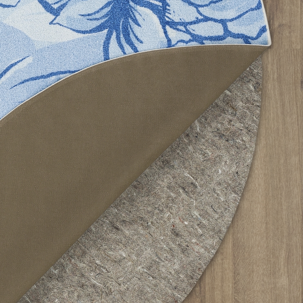 Kids Disney Cinderella Castle Light Blue 8' Round Rug - Thumbnail - Image 6