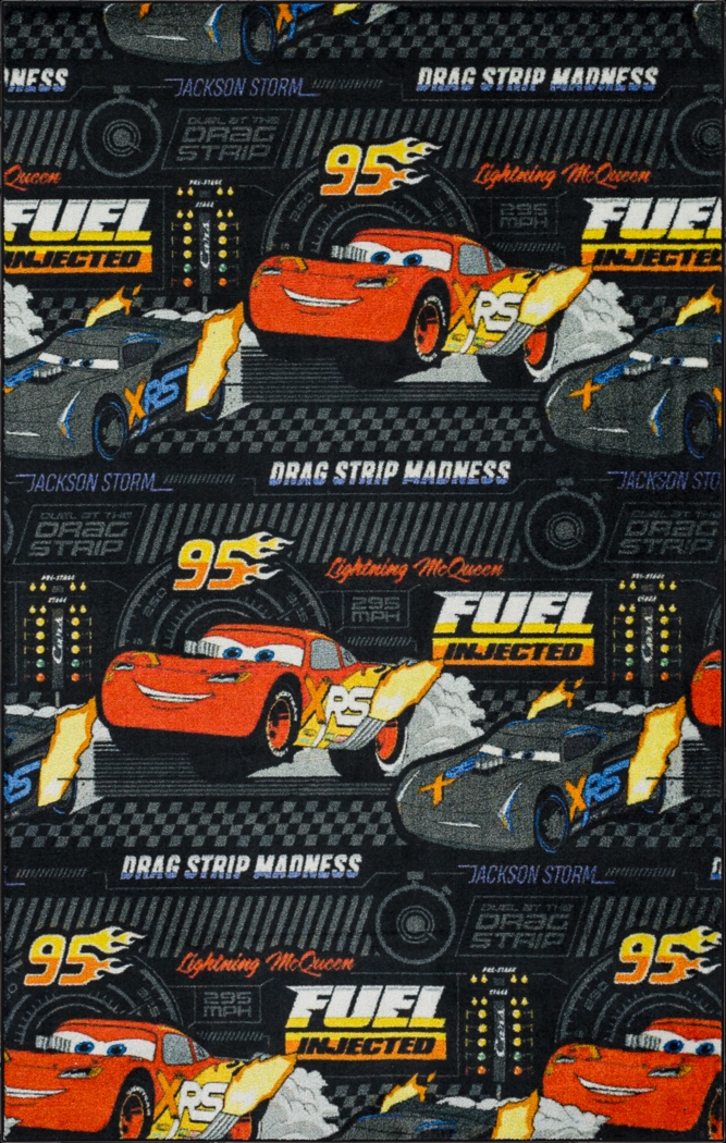 Kids Disney Drag Strip Multi 5' x 7' Rug - Thumbnail - Image 1