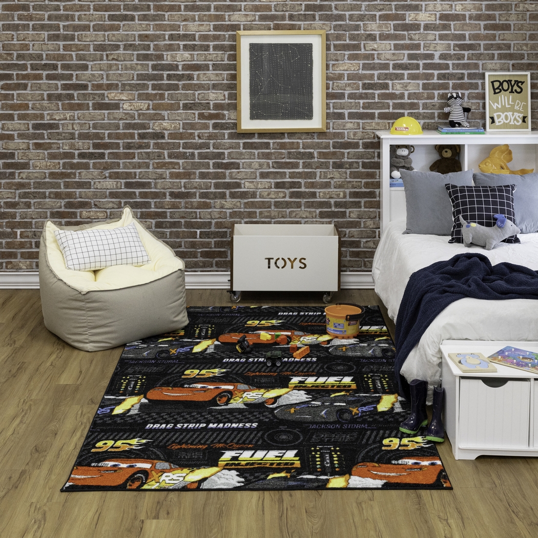 Kids Disney Drag Strip Multi 8' x 10' Rug - Thumbnail - Image 2