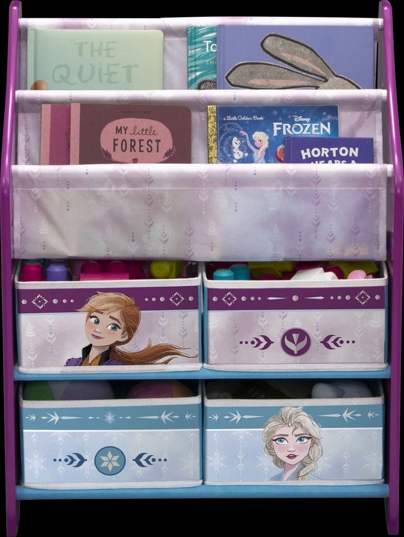 Kids Disney Frozen II Lilac Bookcase - Thumbnail - Image 4