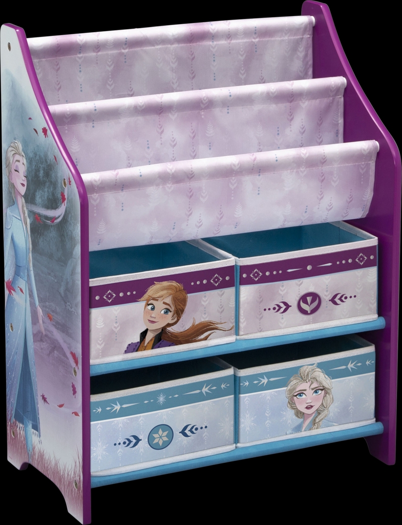 Kids Disney Frozen II Lilac Bookcase - Thumbnail - Image 1