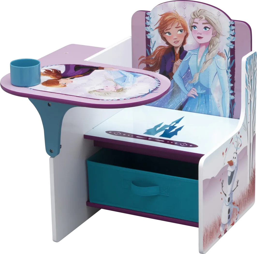 Kids Disney Frozen II Lilac Chair Desk - Thumbnail - Image 2