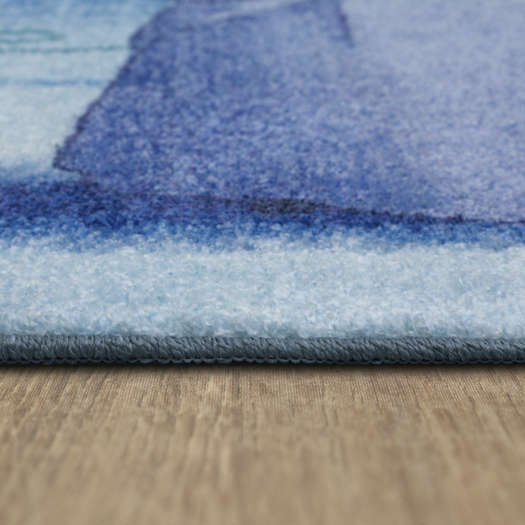 Kids Disney Magical Carriage Blue 5' x 8' Rug - Thumbnail - Image 8