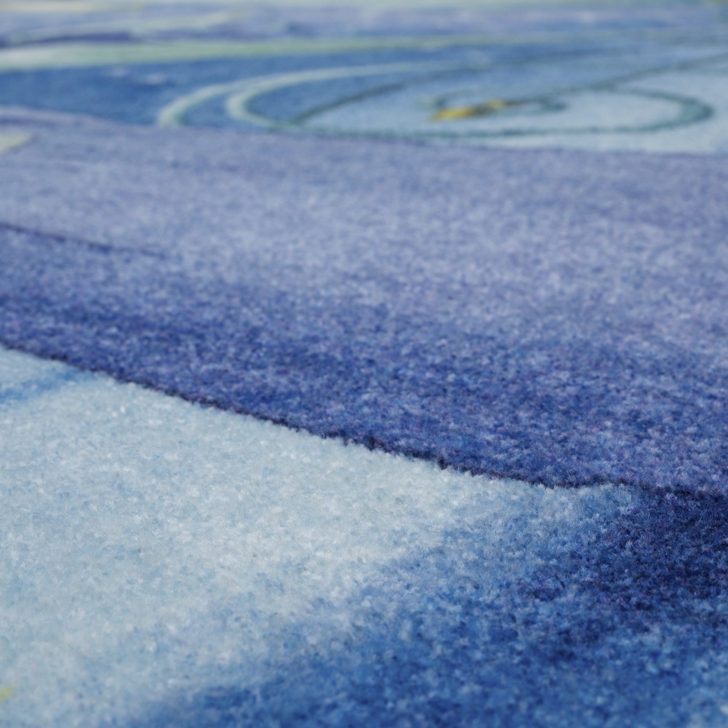 Kids Disney Magical Carriage Blue 8' x 10' Rug - Thumbnail - Image 6