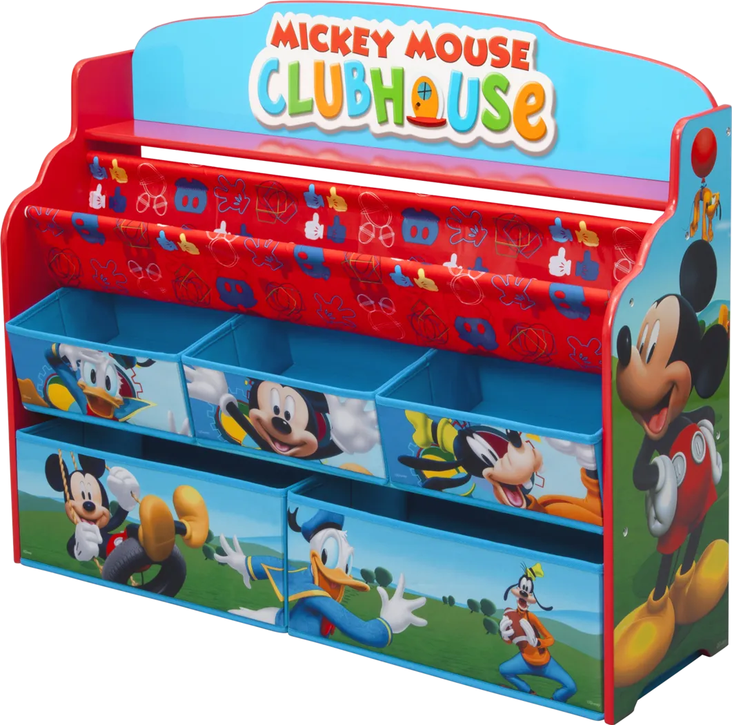 Kids Disney Mickey Mouse Blue Bookcase - Thumbnail - Image 3