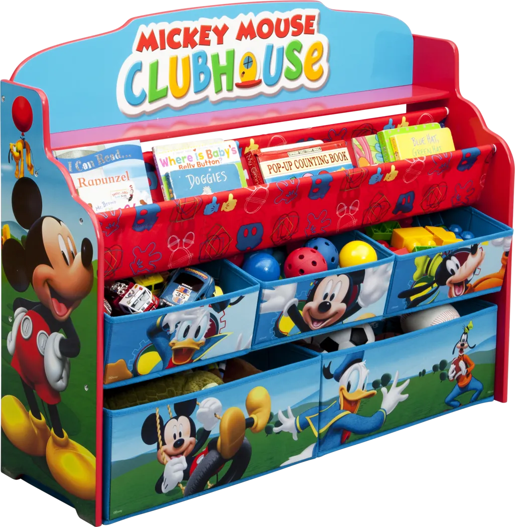 Kids Disney Mickey Mouse Blue Bookcase - Thumbnail - Image 1