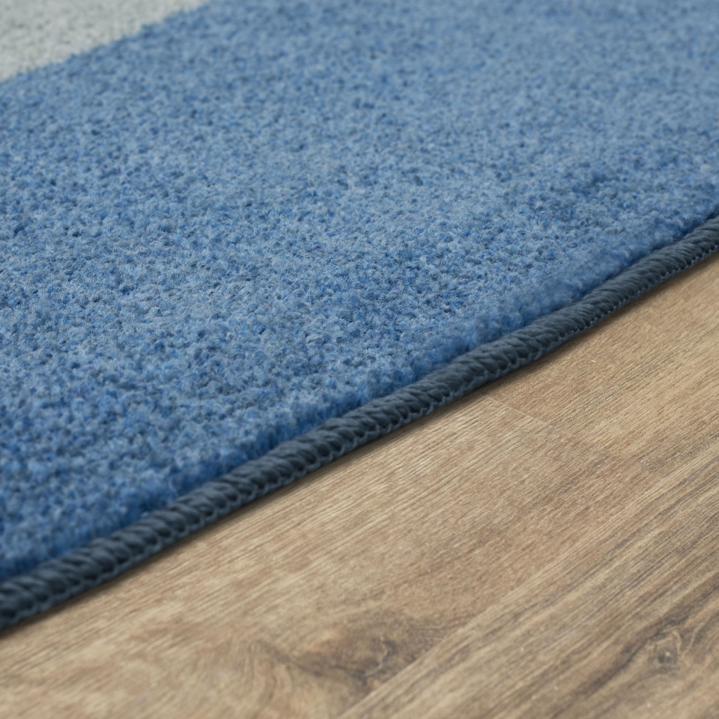 Kids Disney Baby Mickey Mouse Sleepy Moon Blue 5' x 5' Rug - Thumbnail - Image 6