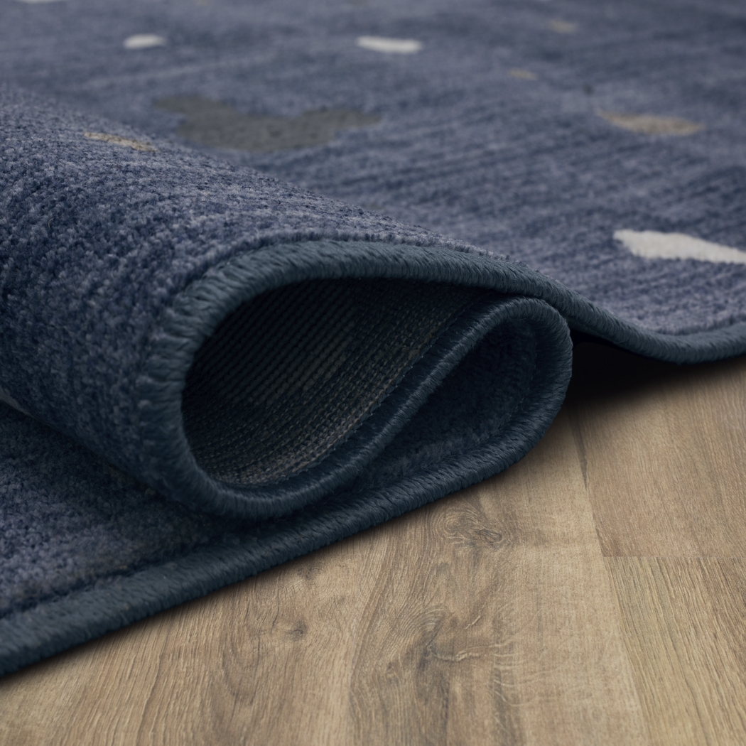 Kids Disney Mickey Mouse Terrazzo Blue 3' x 5' Rug - Thumbnail - Image 9