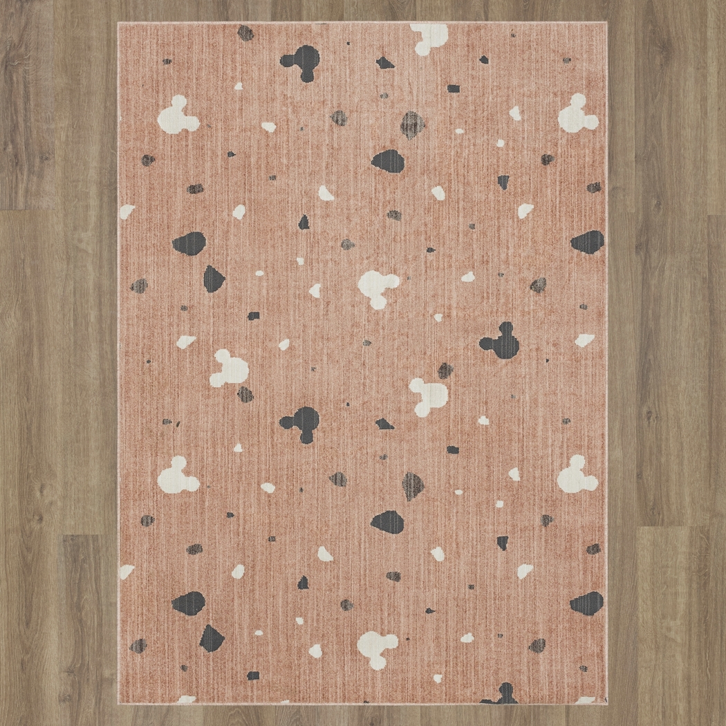 Kids Disney Mickey Mouse Terrazzo Blush 8' x 10' Rug - Thumbnail - Image 4