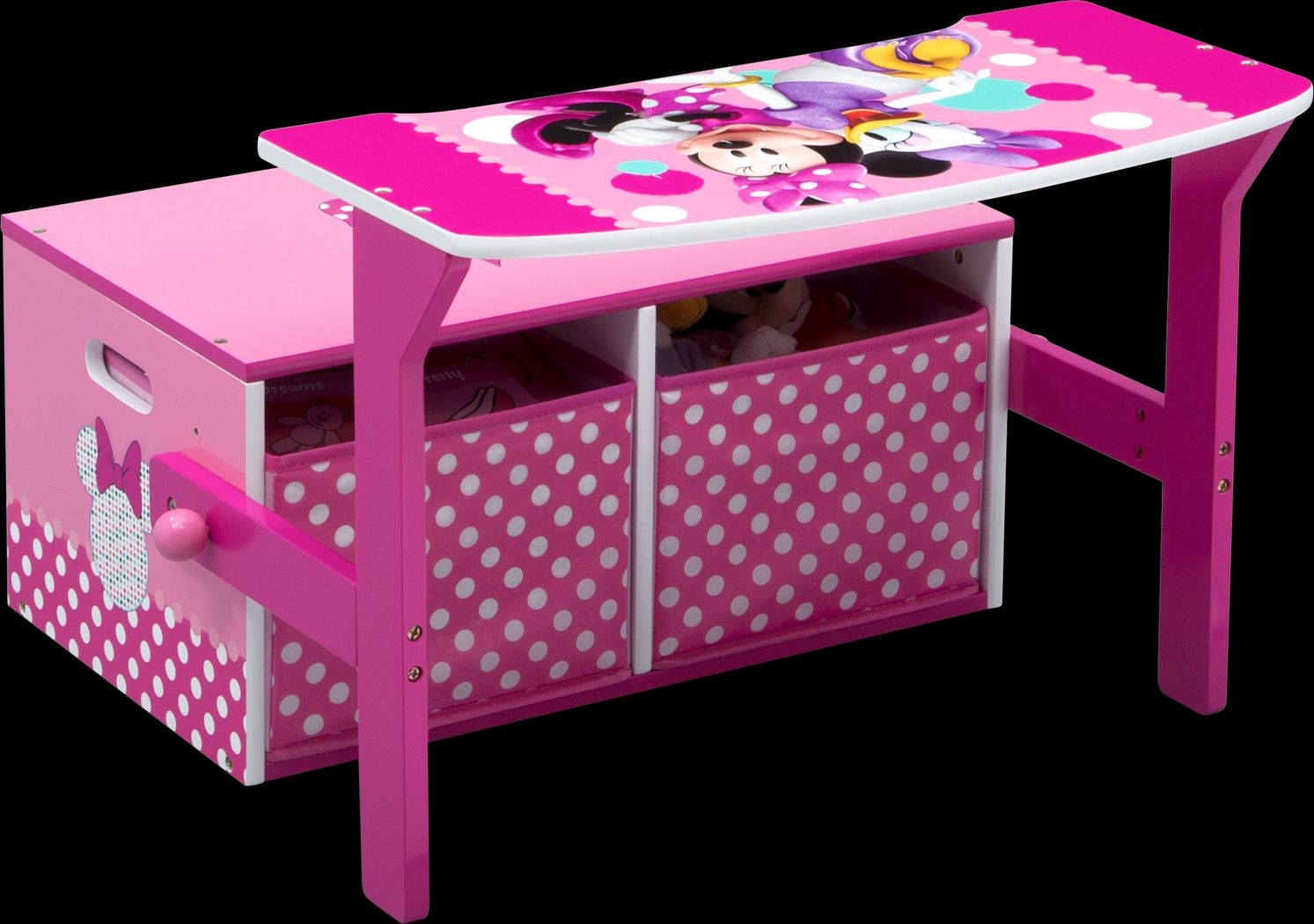Kids Disney Minnie Mouse Pink Convertible Bench - Thumbnail - Image 5