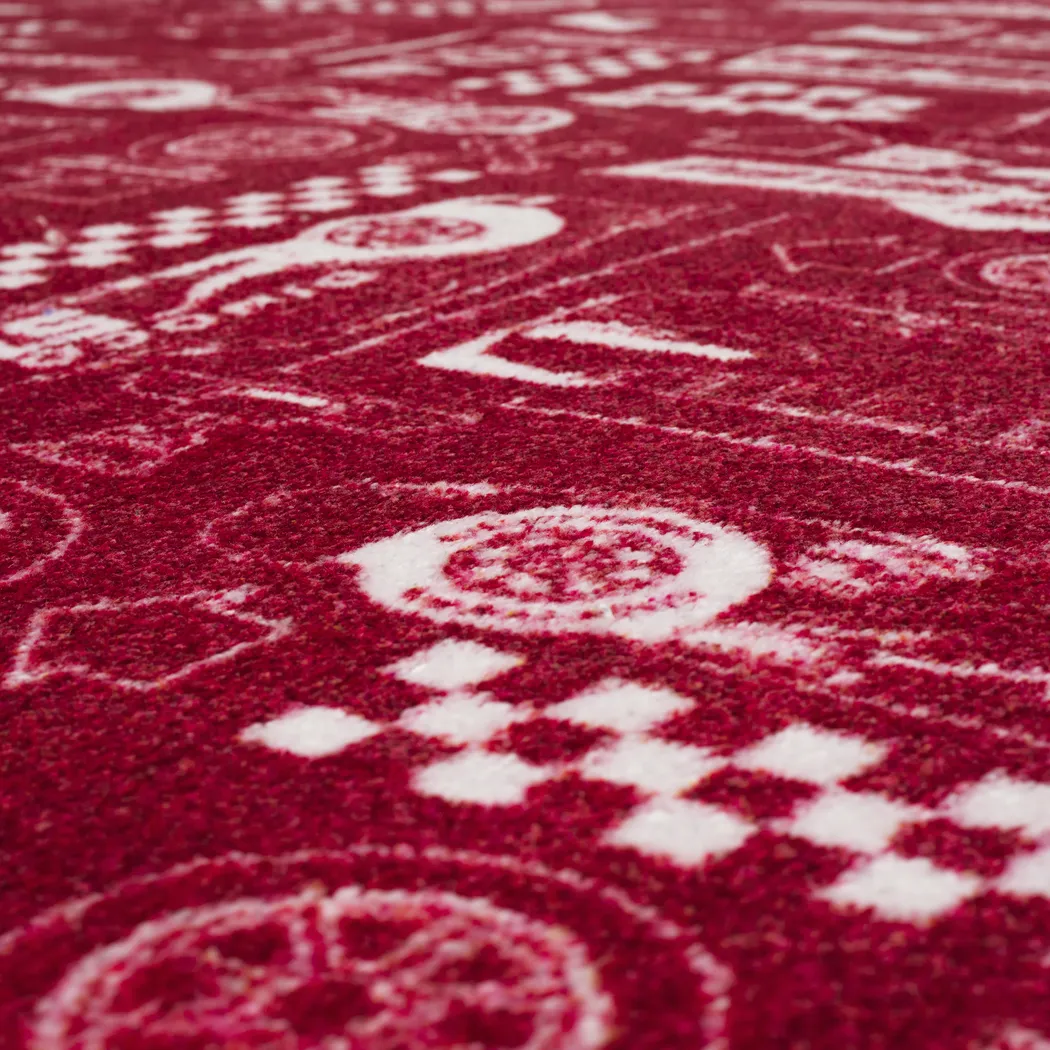 Kids Disney Piston Cup Red 8' x 10' Rug - Thumbnail - Image 6