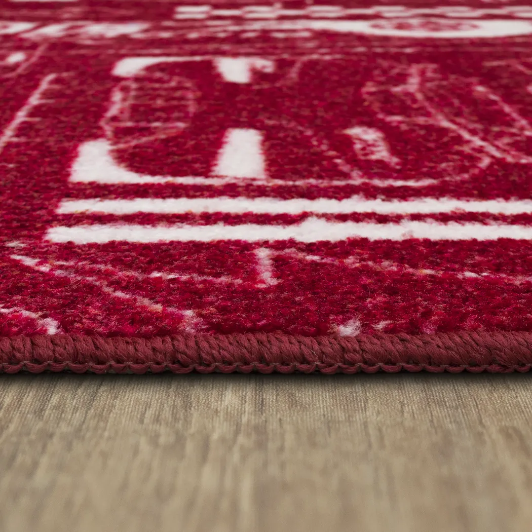 Kids Disney Piston Cup Red 8' x 10' Rug - Thumbnail - Image 7