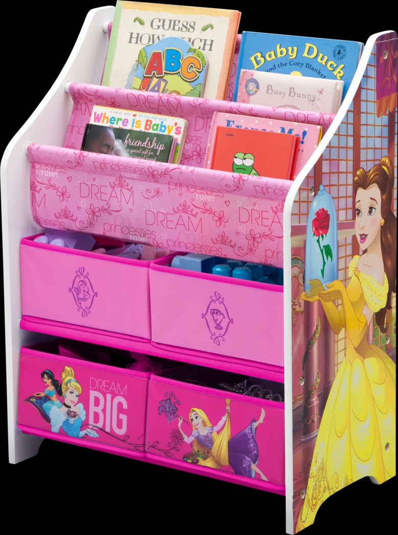 Kids Disney Princess Pink Bookcase - Thumbnail - Image 2