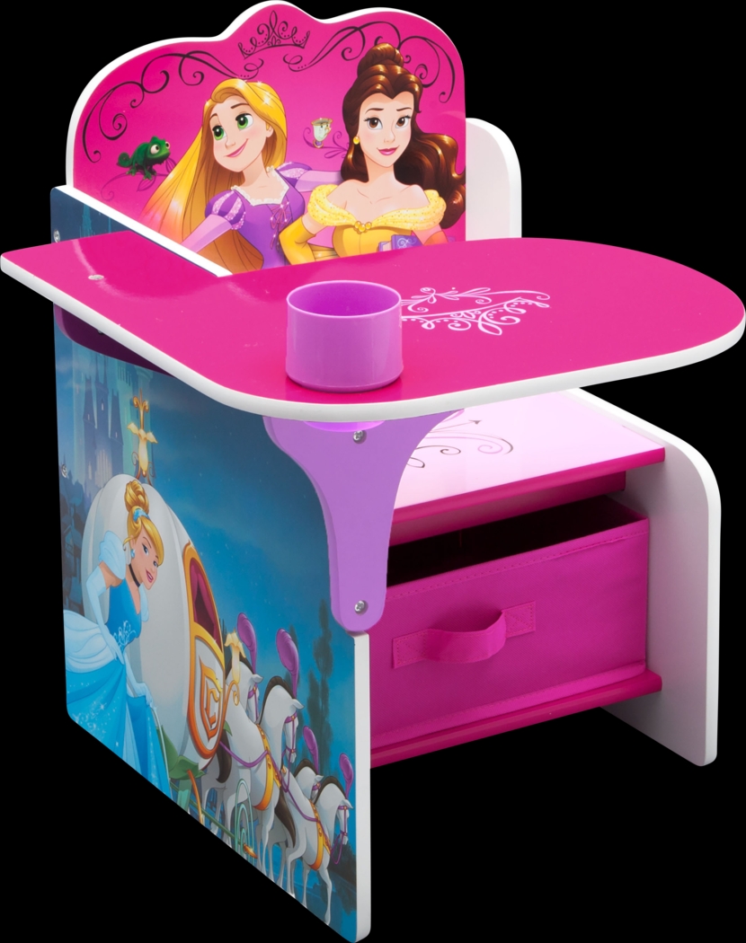 Kids Disney Princess Pink Chair Desk - Thumbnail - Image 1