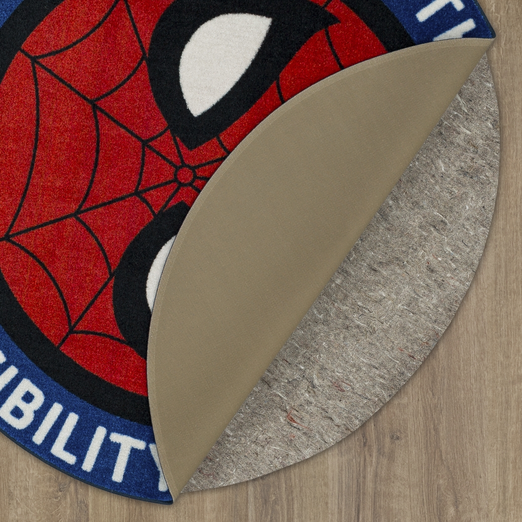 Kids Disney Spider-Man Power Multi 8' Round Rug - Thumbnail - Image 6
