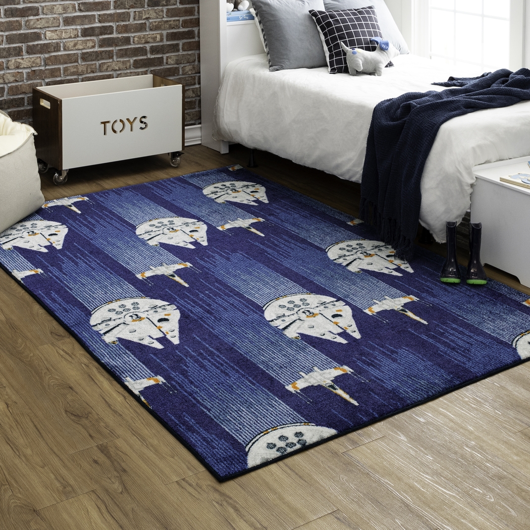 Kids Star Wars Fleet Blue 8' x 10' Rug - Thumbnail - Image 9