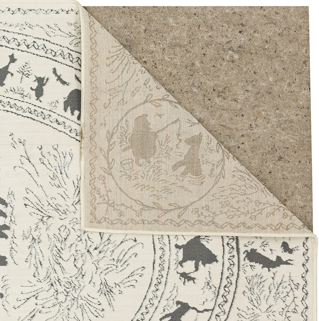 Kids Disney Winnie The Pooh Story Time White 5' x 7' Rug - Thumbnail - Image 3