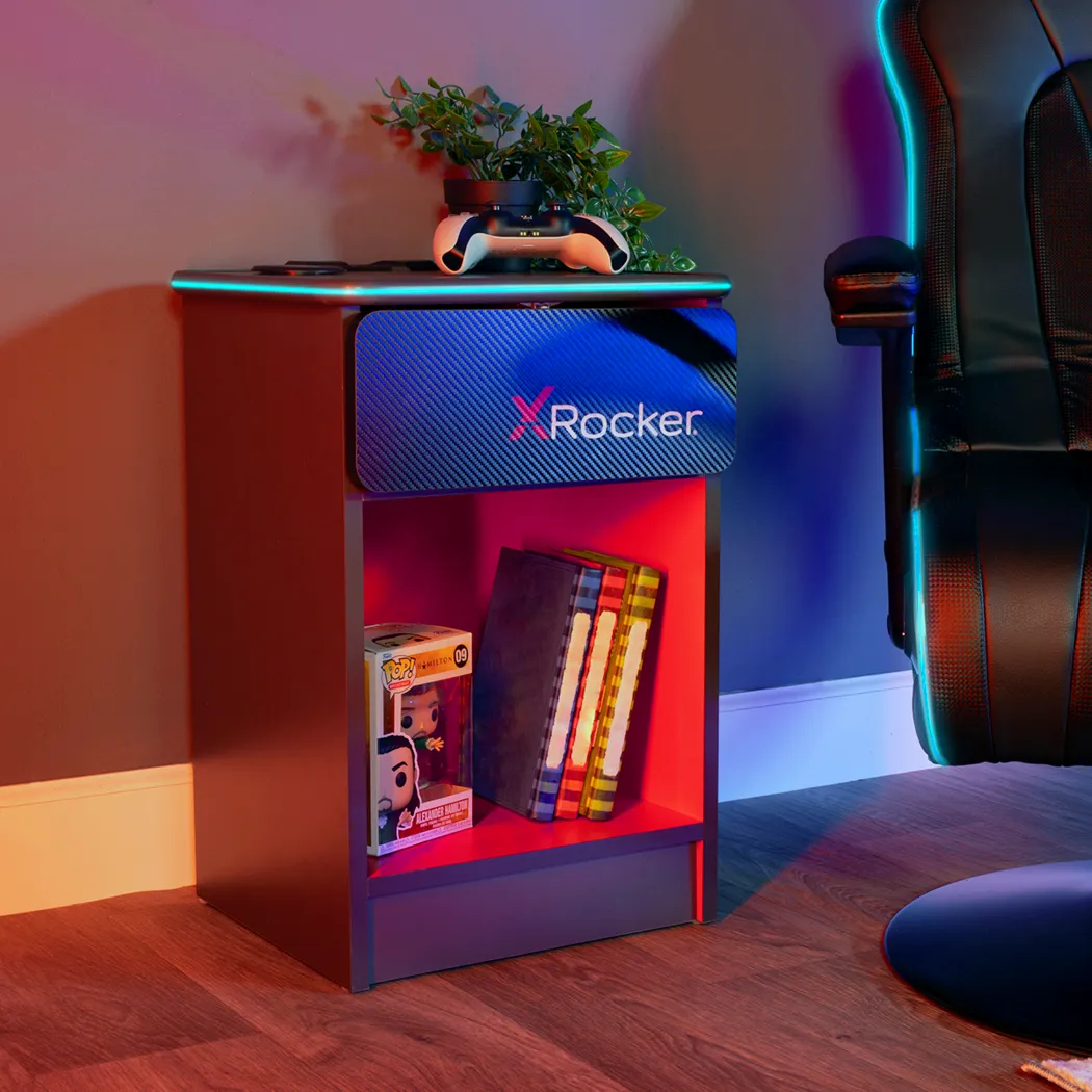 Kids Disodan Gray End Table with LED - Thumbnail - Image 2