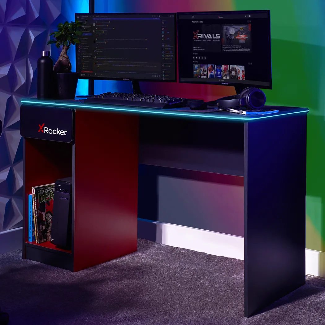 Kids Disodan Gray Gaming Desk - Thumbnail - Image 2