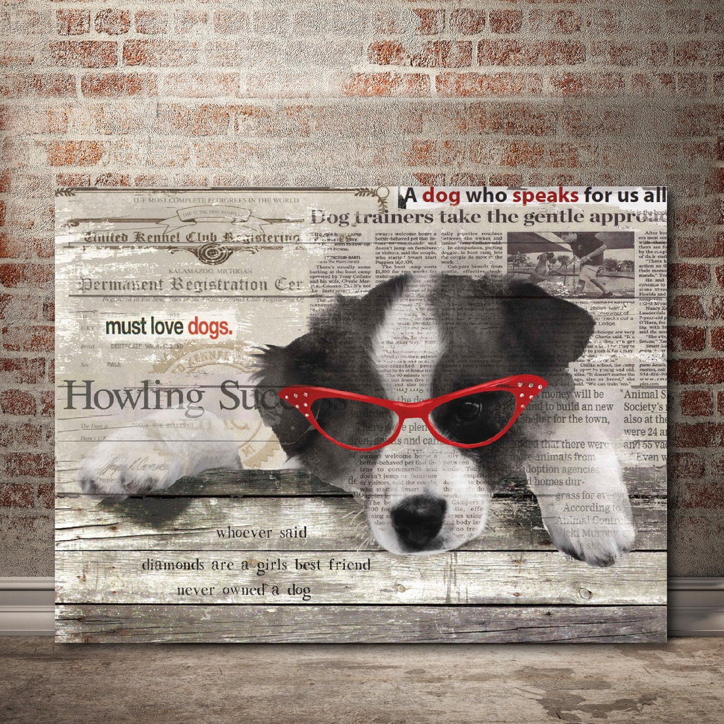 Kids Doggie Papers I Gray Artwork - Thumbnail - Image 2